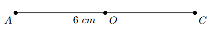 Find midpoint O of AC